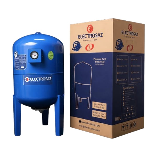 منبع تحت فشار 60 لیتری الکتروساز درجه دار