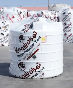 مخزن آب 2000 لیتری عمودی کوتاه تهران پلیمر یارا سه لایه آنتی باکتریال هیدروفوب