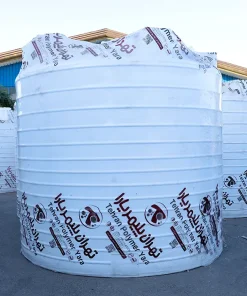 مخزن آب 20000 لیتری عمودی کوتاه تهران پلیمر یارا سه لایه آنتی باکتریال هیدروفوب