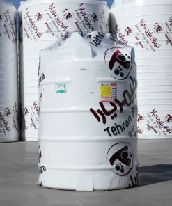 منبع آب 500 لیتری عمودی کوتاه سه لایه آنتی باکتریال هیدروفوب