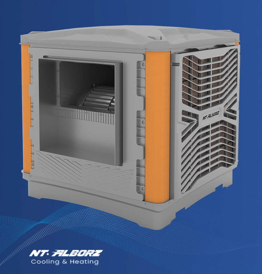 کولر 8500 نیروتهویه البرز با موتور bldc