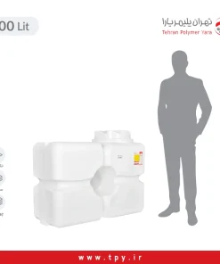 مخزن آب آسان رو مکعبی افقی 500 لیتری تهران پلیمر یارا سه لایه آنتی باکتریال هیدروفوب
